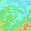 张格庄镇 topographic map, elevation, terrain