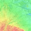 Bocholt topographic map, elevation, terrain