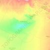 Borkou topographic map, elevation, terrain