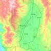 Hanzhuang topographic map, elevation, terrain