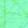 Sam Ruean Subdistrict Administrative Organization topographic map, elevation, terrain