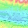 柏杨街道 topographic map, elevation, terrain