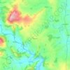 Garway topographic map, elevation, terrain