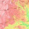 Qianxinan topographic map, elevation, terrain