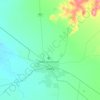 Dalby topographic map, elevation, terrain