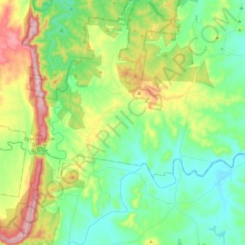 Greenwich Park topographic map, elevation, terrain