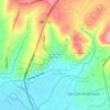 San Jerónimo Zacualpan topographic map, elevation, terrain
