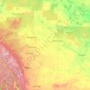 North Saskatchewan River topographic map, elevation, terrain