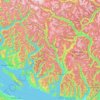 West Vancouver—Sunshine Coast—Sea to Sky Country topographic map, elevation, terrain