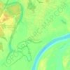 Южаково topographic map, elevation, terrain