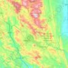 Lake County topographic map, elevation, terrain