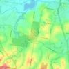 Bridgeman Downs topographic map, elevation, terrain