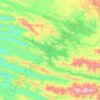Murum Reservoir topographic map, elevation, terrain