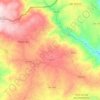 Travancas e Roriz topographic map, elevation, terrain