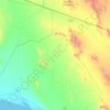 Río Sonoyta topographic map, elevation, terrain