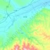 张坞镇 topographic map, elevation, terrain