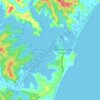 Wallaga Lake topographic map, elevation, terrain