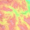 Ulaanhus topographic map, elevation, terrain