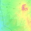 Baw topographic map, elevation, terrain