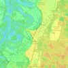 Eggenstein-Leopoldshafen topographic map, elevation, terrain