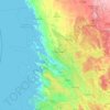 Pori topographic map, elevation, terrain