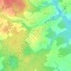 Юрковичи topographic map, elevation, terrain