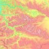Бельтирское сельское поселение topographic map, elevation, terrain