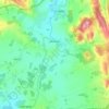 Mathon topographic map, elevation, terrain