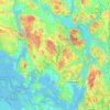 Upplands-Bro kommun topographic map, elevation, terrain