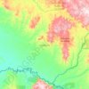 Cerejeiras topographic map, elevation, terrain