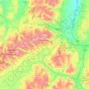 Deer Lodge County topographic map, elevation, terrain