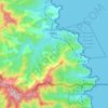 Banyuls-sur-Mer topographic map, elevation, terrain