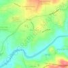 Manhente topographic map, elevation, terrain
