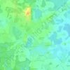 Monthieux topographic map, elevation, terrain