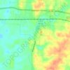 Stamps topographic map, elevation, terrain