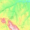 Big Horn County topographic map, elevation, terrain