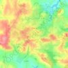 Chanu topographic map, elevation, terrain