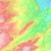 Enguera topographic map, elevation, terrain