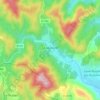 Le Martinet topographic map, elevation, terrain