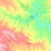 Somervell County topographic map, elevation, terrain