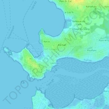 56290 topographic map, elevation, terrain