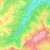 Val-d'Illiez topographic map, elevation, terrain