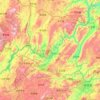 余庆县 topographic map, elevation, terrain