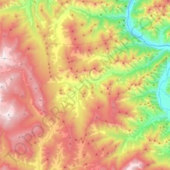 Каспинское сельское поселение topographic map, elevation, terrain