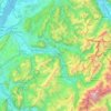 L'Arve topographic map, elevation, terrain