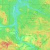 Bialowieza topographic map, elevation, terrain