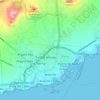 Arrecife topographic map, elevation, terrain