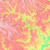 Тальнівська міська громада topographic map, elevation, terrain