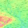 Zizhong County topographic map, elevation, terrain