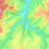 Ronquières topographic map, elevation, terrain